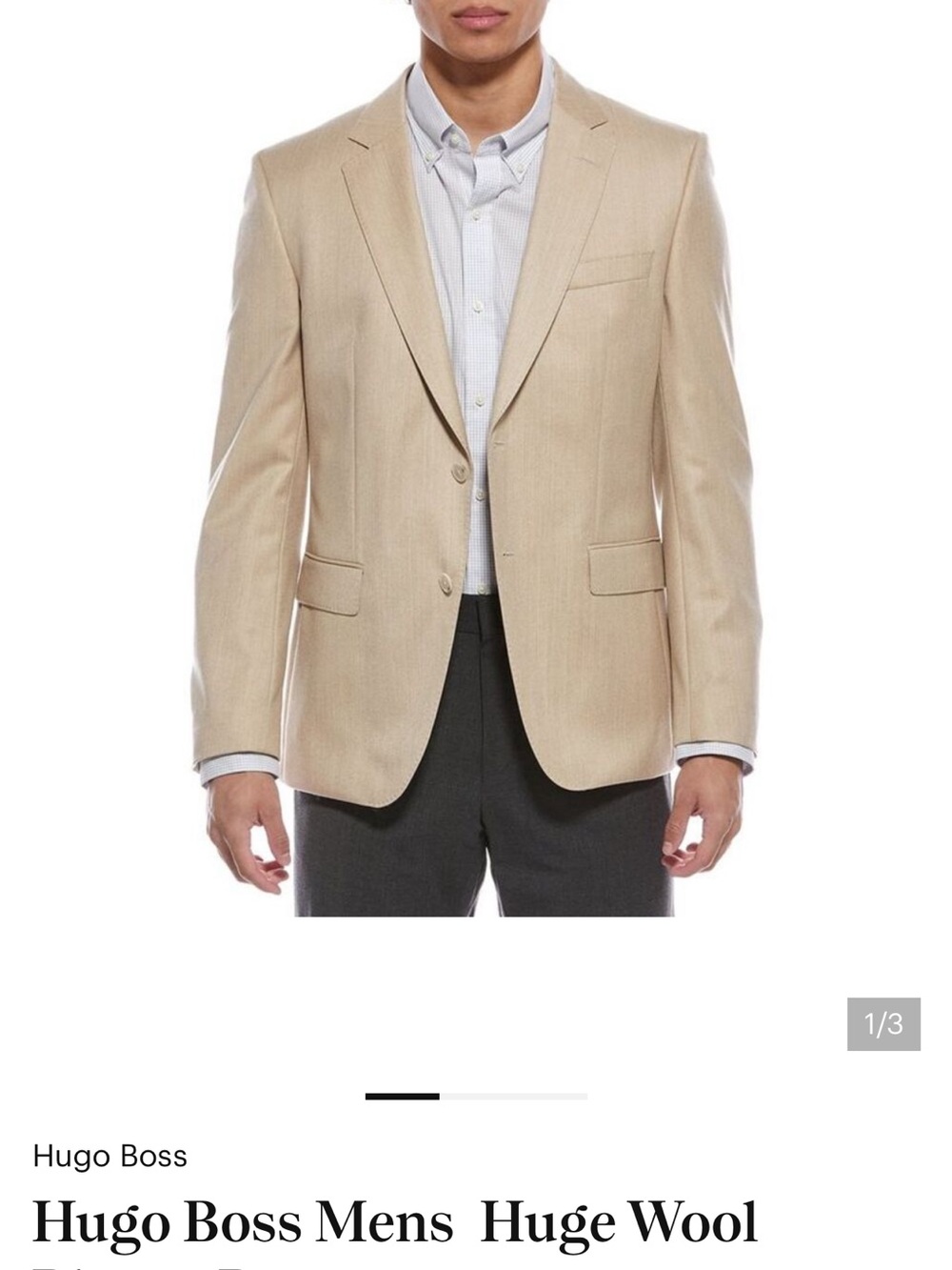 Boss blazer size 38 r